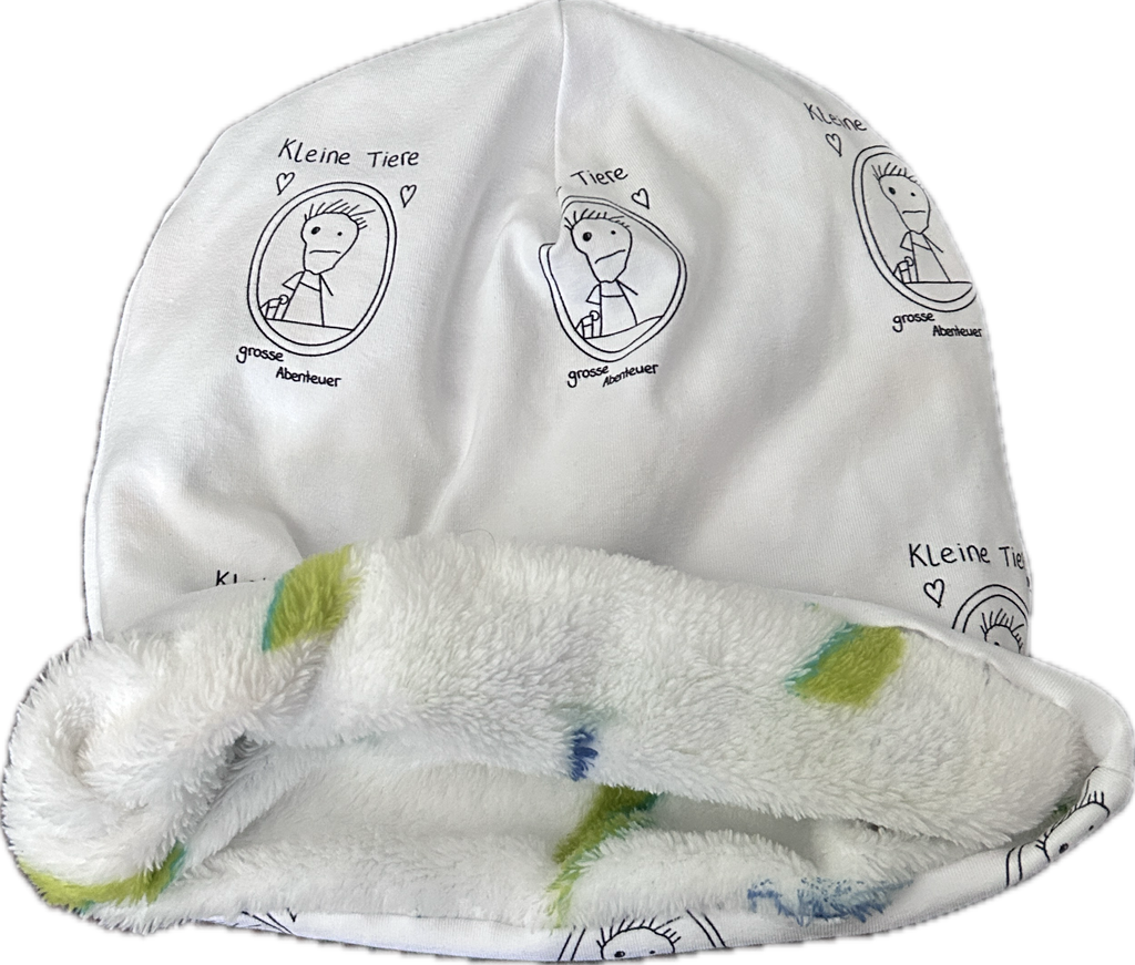 Erwachsenen-Beanie aus Jersey – Handgemacht in der Schweiz