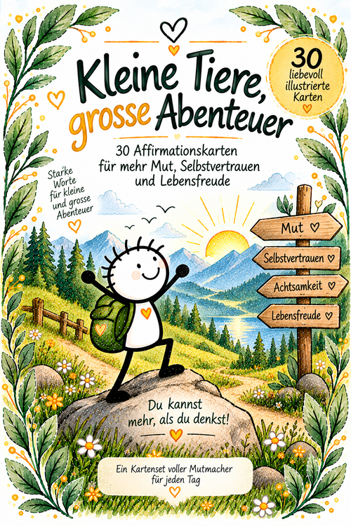 Affirmationskarten für Kinder zum selber ausdrucken
